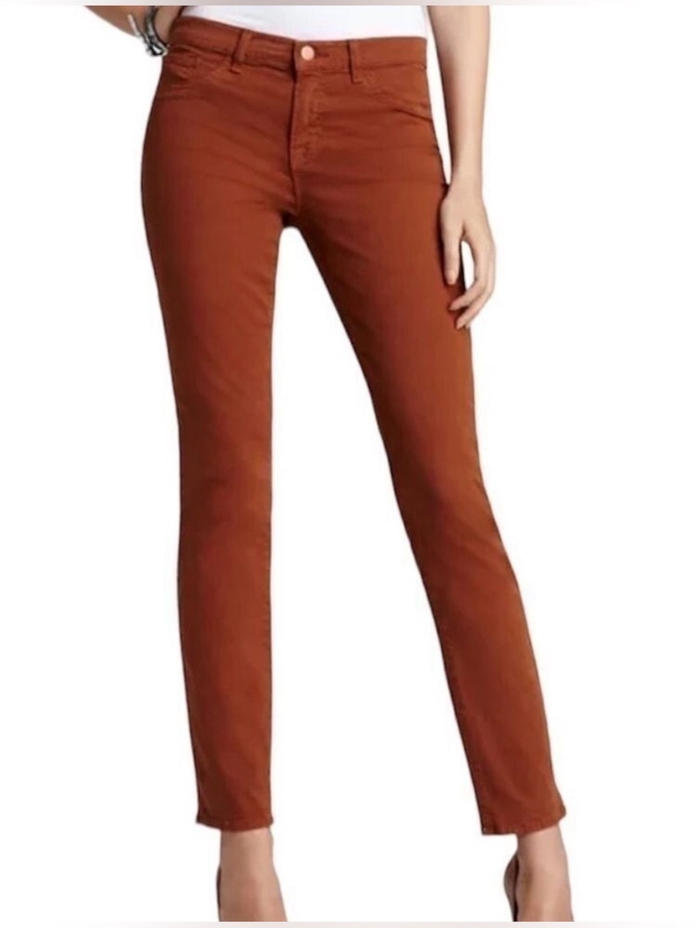 NWT J Brand Skinny Leg Pants – Terracotta – Size 26